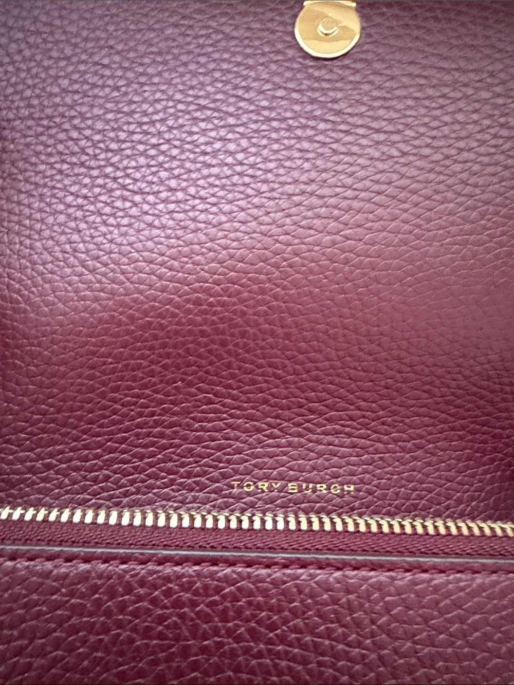 Tory Burch pebbled leather